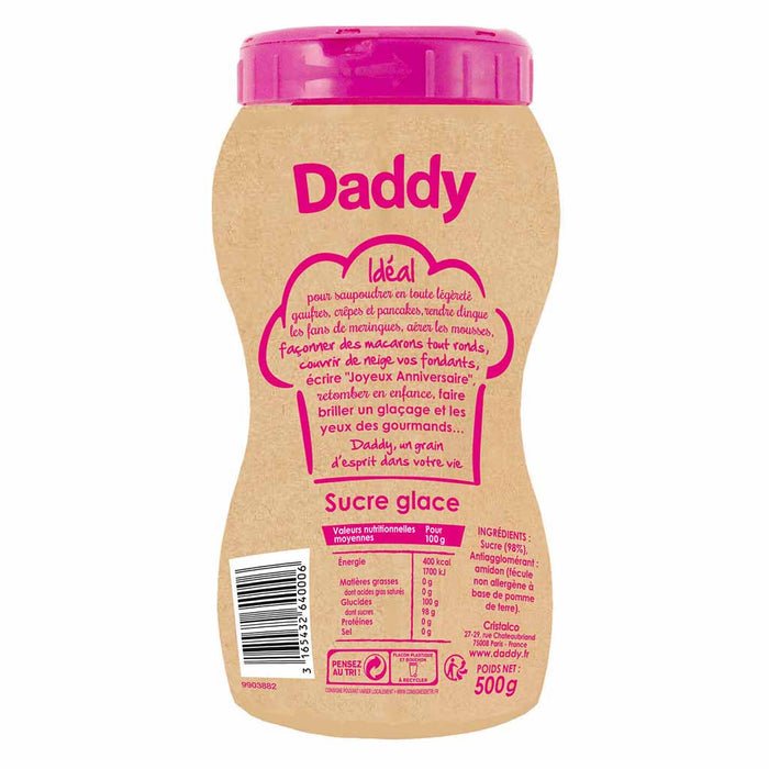 Daddy - Icing Sugar, 500g (17.6oz) Bottle