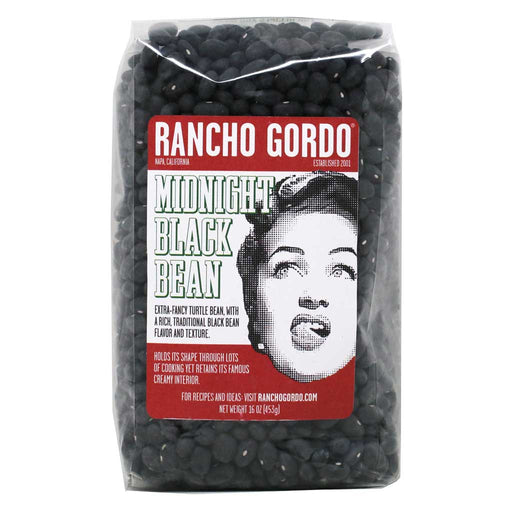 Rancho Gordo - Midnight Black Bean, 1Lb - myPanier